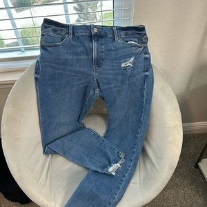 Express mid rise jeans